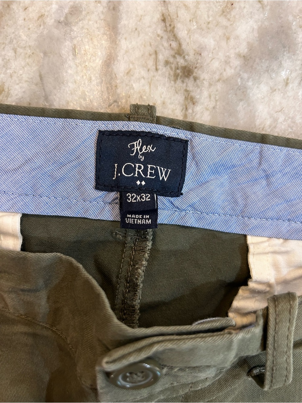 J. Crew Men's Chinos in Olive Green